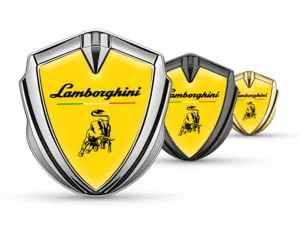 Lamborghini Emblem Fender Abzeichen Minimales Design Standard